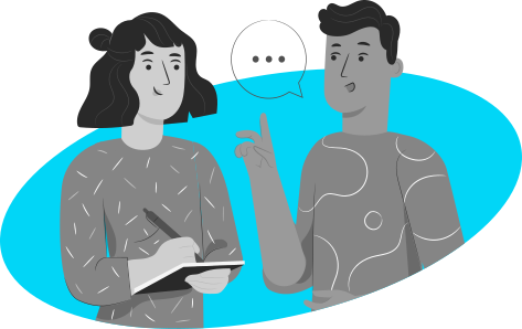 Imagen de personas hablando