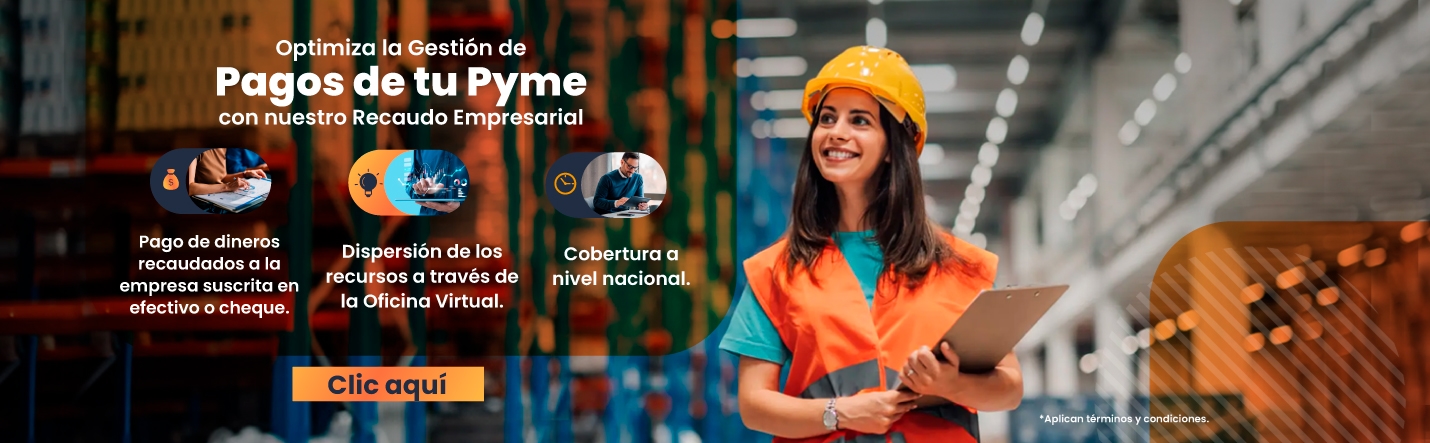 Recaudo empresarial Pymes